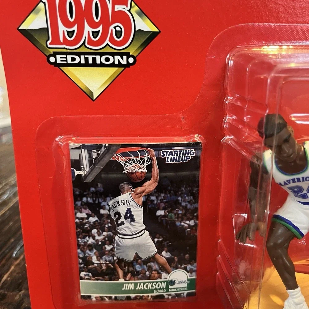 Vintage Jim Jackson Dallas Mavericks 1995 Kenner Starting Lineup New NIP